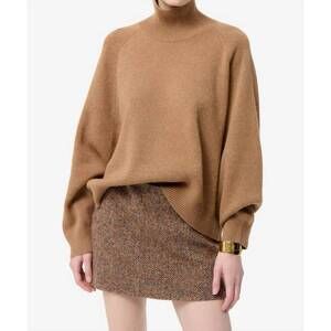 NEW VANESSABRUNO frene turtleneck sweater in camel